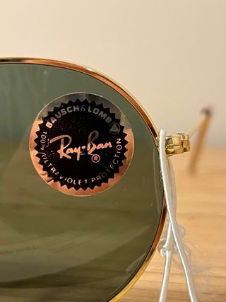 Ray-Ban B&L USA Round Metal - NOS (Nuevas) 52