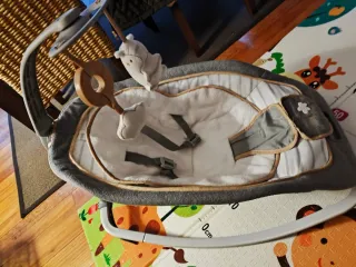 Hamaca Bebé Gris Bella Tedy