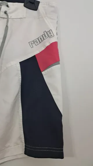 Bañador Randy blanco diseño geométrico