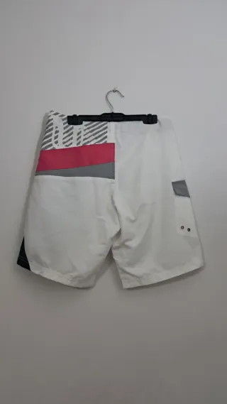 Bañador Randy blanco diseño geométrico