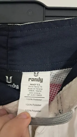 Bañador Randy blanco diseño geométrico