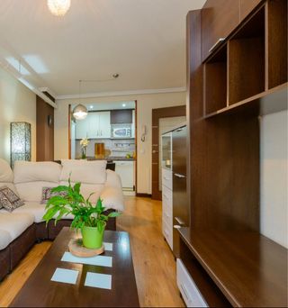 Mueble TV y mesa de centro madera