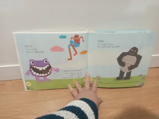 Libro infantil  Monstruo Azul