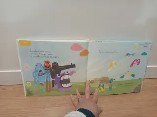 Libro infantil  Monstruo Azul