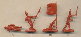 Infantería Ligera Británica en ataque  Escala 1:72