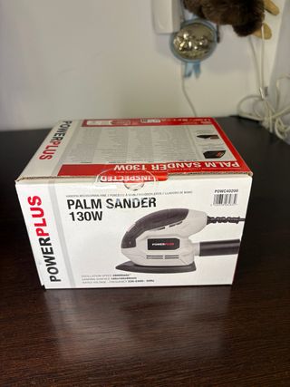 Lijadora Palm Sander Powerplus 130W Nueva!