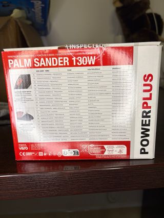 Lijadora Palm Sander Powerplus 130W Nueva!