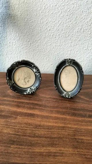 Antiguos porta fotos decorativos