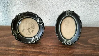 Antiguos porta fotos decorativos