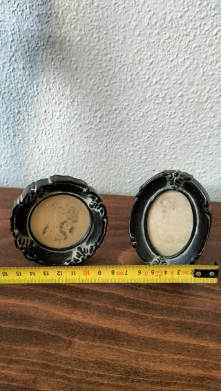 Antiguos porta fotos decorativos