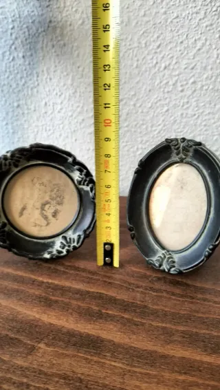 Antiguos porta fotos decorativos