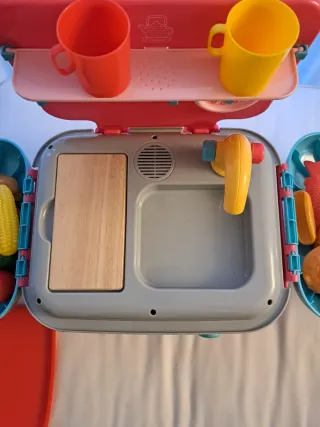 Cocina de juguete plegable para niños