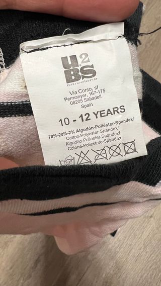 Leotardos niña negros y rosas