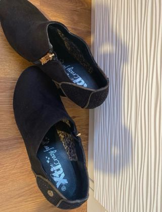 Botines Xti Tacón Negro