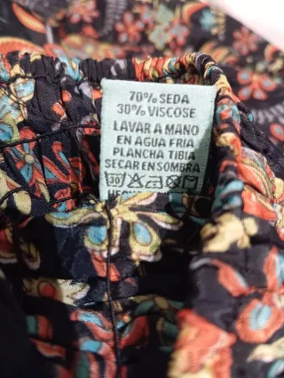 Falda asimétrica  estampada bohemia
