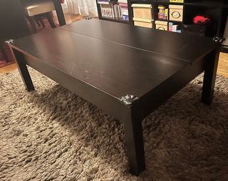 Mesa de centro elevable madera