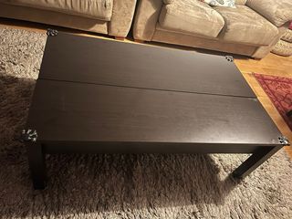 Mesa de centro elevable madera