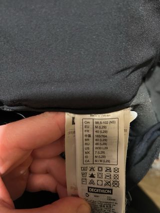 Pantalón Montaña y Nieve SH500 Negro