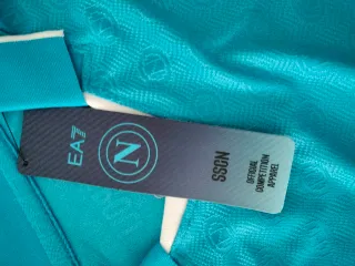 Camiseta Napoli EA7 Azul Lukaku #9 talla M