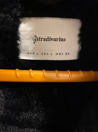 Cazadora Stradivarius Negra Talla M
