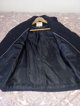 Chaquetón Zara azul marino