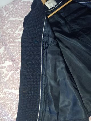 Chaquetón Zara azul marino