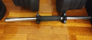 KIT MANCUERNAS. 16 DISCOS (1,25 y 2,5) y 2 BARRAS