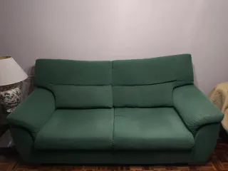Sofá 3 plazas color verde