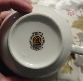 Servizio Tè/Caffè Bohemia 12pz Vintage Anni '80