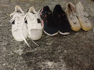 Scarpe donna bianche e nere taglia 39