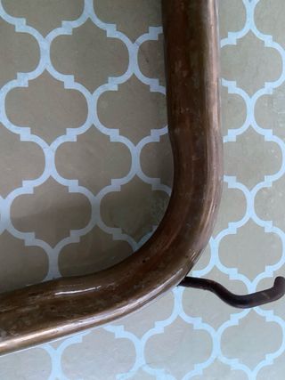 Tubo de escape de acero con codo