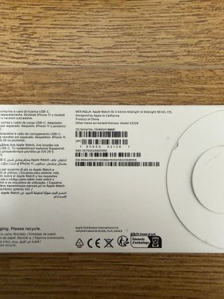 APPLE WATCH SE 3 44mm CELLULAR Gris Espacial Nuevo