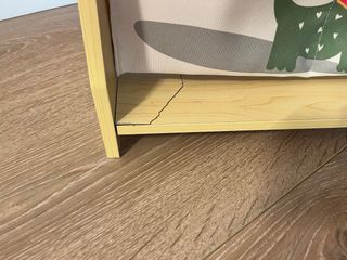 Librería infantil madera y tela