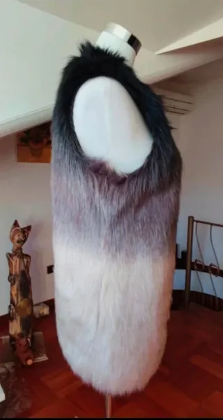 Gilet pelliccia sintetica donna