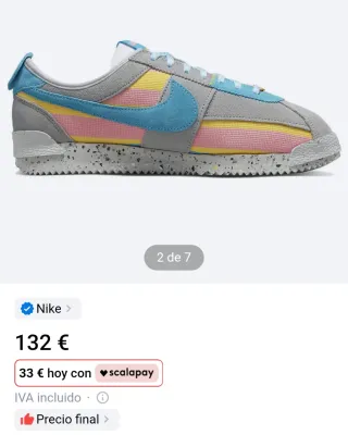 Zapatillas Nike Cortez UN/LA Multicolor