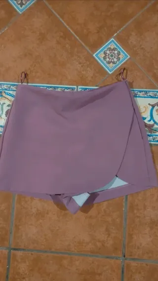 Falda pantalón morada