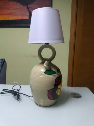 Botijo decorativo con luz