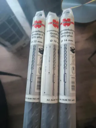 Brocas Würth SDS-plus 16, 18, 22 mm