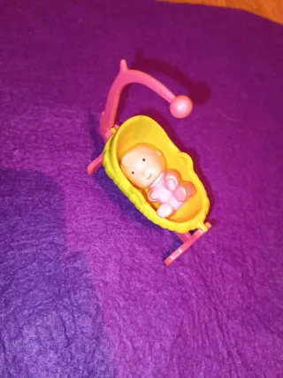 Pinypon años 80 Cuna Bebé