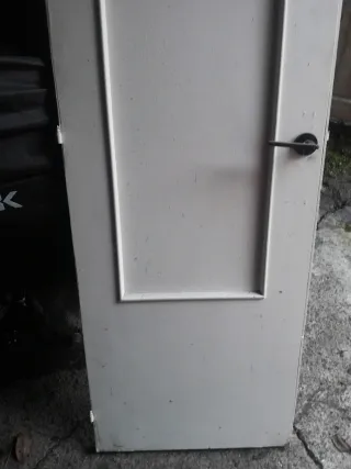 Puerta blanca interior con manilla