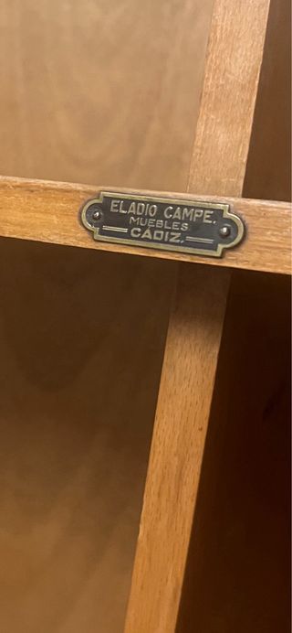 Librería Vintage Madera