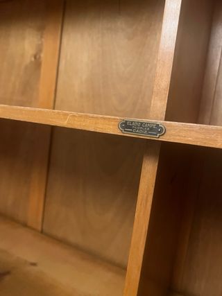 Librería Vintage Madera