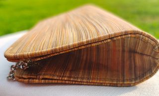 Bolso de fiesta mujer marrón y dorado