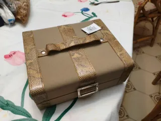 Joyero Nuevo Beige con estampado