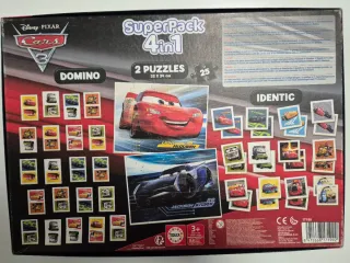 Pack 4 en 1 Educa Cars 3 Puzzles