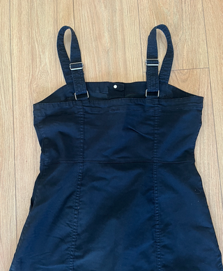 Vestido vaquero H&M negro con botones