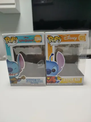 Cajas vacías Funko Pop! Stitch 1044 y 125