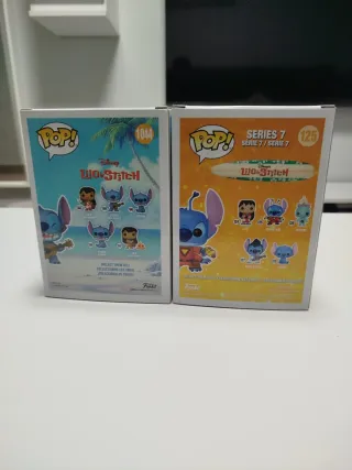 Cajas vacías Funko Pop! Stitch 1044 y 125