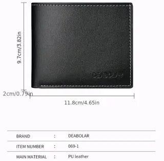 Cartera DEABOLAR Cuero PU Marrón