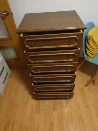 Cómoda Cajonera Sifonier Madera Clásica Vintage